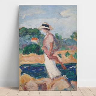 Reproduction Portrait d'Irène dans un Paysage - Henri Lebasque