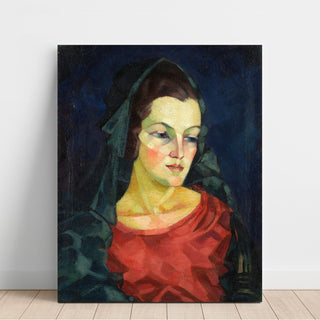 Reproduction Portrait de femme Ludmilla Allik - Konrad Mägi