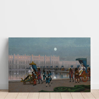 Reproduction Promenade de la Cour dans les Jardins de Versailles - Jean-Léon Gérôme