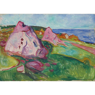Reproduction Rochers rouges près d'Åsgårdstrand - Edvard Munch