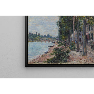Reproduction Route le long de la Seine à Saint-Mammès - Alfred Sisley