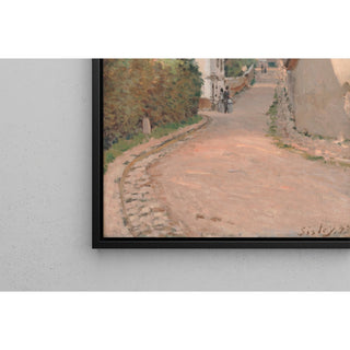 Reproduction Rue à Ville-d'Avray - Alfred Sisley