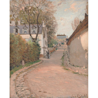Reproduction Rue à Ville-d'Avray - Alfred Sisley