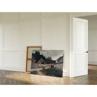 Reproduction Rue de village à Marlotte - Alfred Sisley