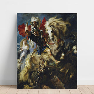 Reproduction Saint-Georges combat le dragon - Peter Paul Rubens