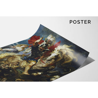 Reproduction Saint-Georges combat le dragon - Peter Paul Rubens
