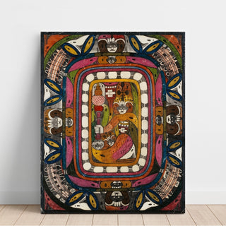 Reproduction Sainte Adolfina de la vallée de Chamäleohn en Chine; Asie - Adolf Wölfli