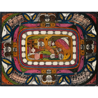 Reproduction Sainte Adolfina de la vallée de Chamäleohn en Chine; Asie - Adolf Wölfli