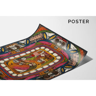 Reproduction Sainte Adolfina de la vallée de Chamäleohn en Chine; Asie - Adolf Wölfli