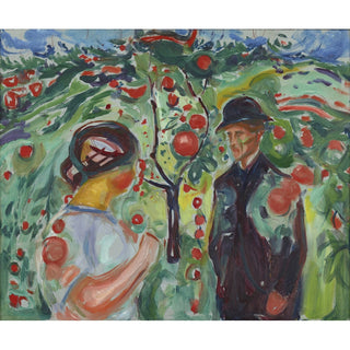 Reproduction Sous les pommes rouges - Edvard Munch
