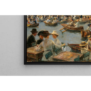 Reproduction Sur l'Alster à Hambourg - Max Liebermann