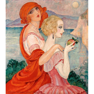 Reproduction Sur la route d'Anacapri - Gerda Wegener