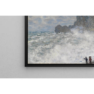 Reproduction Temps violent à Étretat - Claude Monet