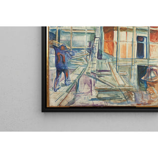 Reproduction The Building of the Winter Studio - Edvard Munch