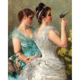 Reproduction Un Ami à Plumes - Vittorio Matteo Corcos
