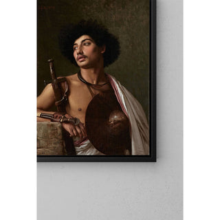 Reproduction Un guerrier Bischari - Jean-Léon Gérôme