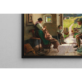 Reproduction Un jour d’été au Tyrol - Emil Rau