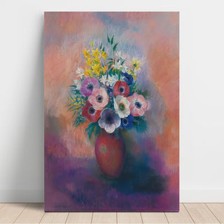 Reproduction Vase d'anémones - Odilon Redon
