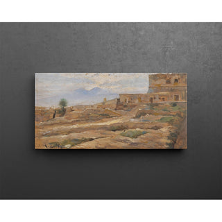 Reproduction Vue sur le Castel Sant'Elmo - Alfred Zoff
