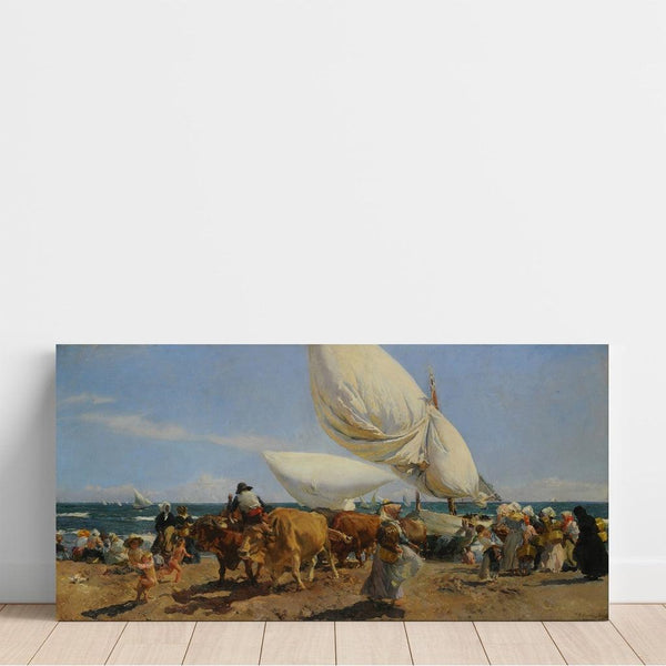 Reprodukcja obrazu Powrót z połowu - Joaquín Sorolla