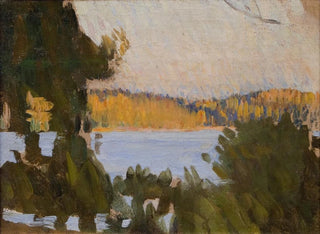 Plaża w Sbyholm - Richard Bergh — widok dzieła
