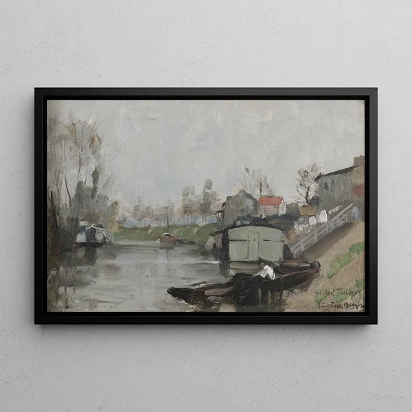 Pierwszy krok do Paryża - Richard Bergh — oprawiony obraz na ścianie