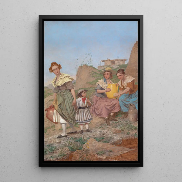 Négation - Richard Dadd — oprawiony obraz na ścianie
