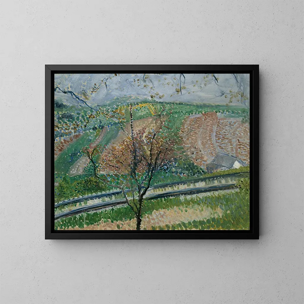 Ścieżka kolejki linowej na Kahlenberg - Richard Gerstl — oprawiony obraz na ścianie
