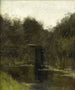 Zaułek nad stawem w pobliżu Breukelen - Richard Nicolas Roland Holst — widok dzieła