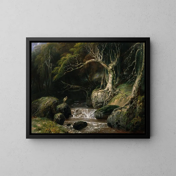 Solitude paysagère - Richard Westall — oprawiony obraz na ścianie
