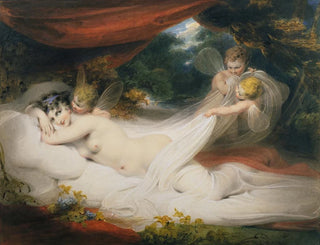 Nymphe et Cupidons - Richard Westall — widok dzieła