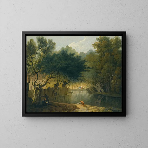 Widok na park St James's w Londynie - Richard Wilson — oprawiony obraz na ścianie