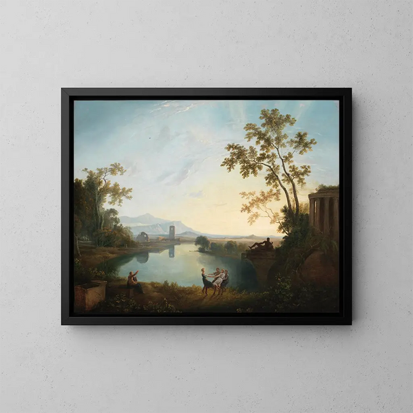 Apollon i pory roku - Richard Wilson — oprawiony obraz na ścianie