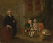 Le prince George et le prince Edward Augustus, fils de Frédéric, prince de Galles, avec leur précepteur, le Dr F - Richard Wilson — widok dzieła