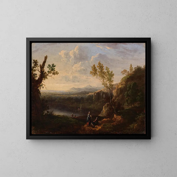 Mały pejzaż - Richard Wilson — oprawiony obraz na ścianie