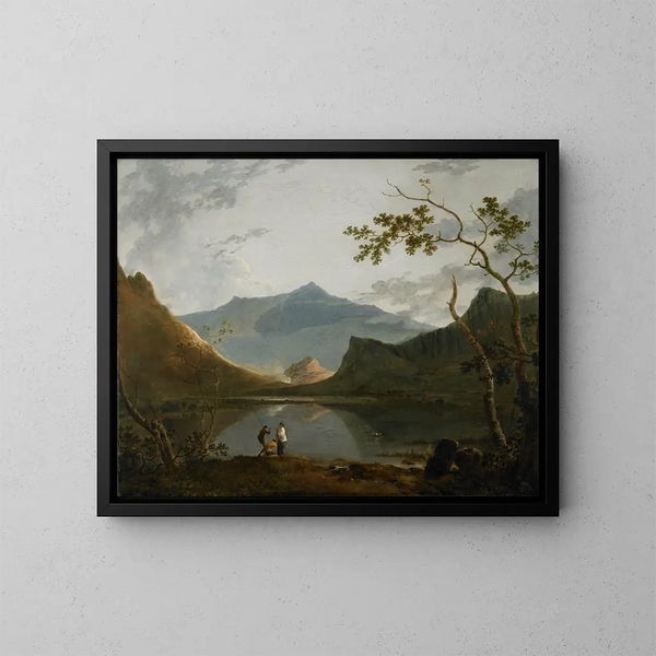 Snowdon z Llyn Nantlle - Richard Wilson — oprawiony obraz na ścianie