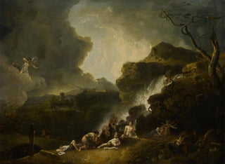 La Destruction des enfants de Niobé - Richard Wilson — widok dzieła