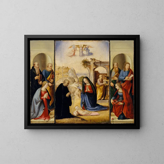 Ridolfo Ghirlandaio - The Nativity with Saints.webp