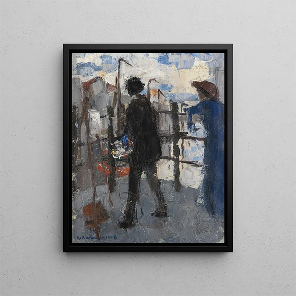 Le Peintre du Hoogbrug à Malines - Rik Wouters — oprawiony obraz na ścianie