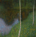 Rivage z brzozami - Gustav Klimt — widok dzieła