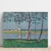 Reprodukcja obrazu Rzeka Sekwana w Petit-Gennevilliers - Gustave Caillebotte