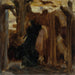 Rizpah, szkic w kolorze - Frederic Leighton — widok dzieła