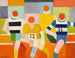 Biegacze - Robert Delaunay — widok dzieła