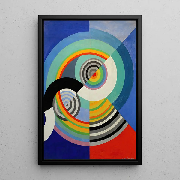 Rytm nr 3 - Robert Delaunay — oprawiony obraz na ścianie
