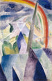 La flèche de Notre-Dame Vue de Paris Notre-Dame - Robert Delaunay — widok dzieła