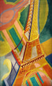 Wieża Eiffla - Robert Delaunay — widok dzieła