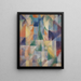 Okno na miasto - Robert Delaunay — oprawiony obraz na ścianie