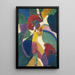 Kobieta z parasolką - Robert Delaunay — oprawiony obraz na ścianie