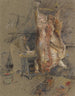 Rzeźny byk zabity w rzeźni - Robert Frederick Blum — widok dzieła