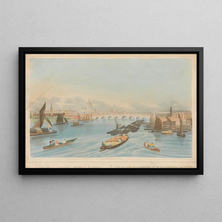 Robert Havell Jr - A View of Blackfriars Bridge and St Pauls.webp